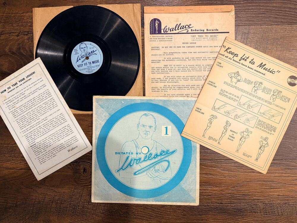 Vintage Wallace Keep Fit to Music Exercise Record No 1